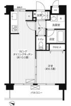 神奈川県川崎市多摩区宿河原５丁目（賃貸マンション1LDK・4階・35.47㎡） その2