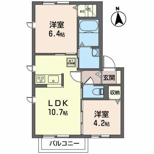 同じ建物の物件間取り写真 - ID:204004059582