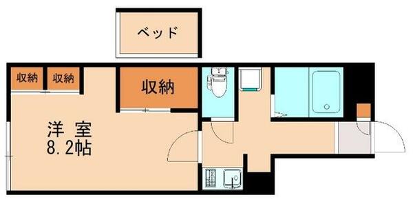 福岡県飯塚市立岩(賃貸アパート1K・1階・23.71㎡)の写真 その2