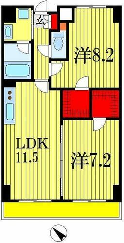 同じ建物の物件間取り写真 - ID:212043005586