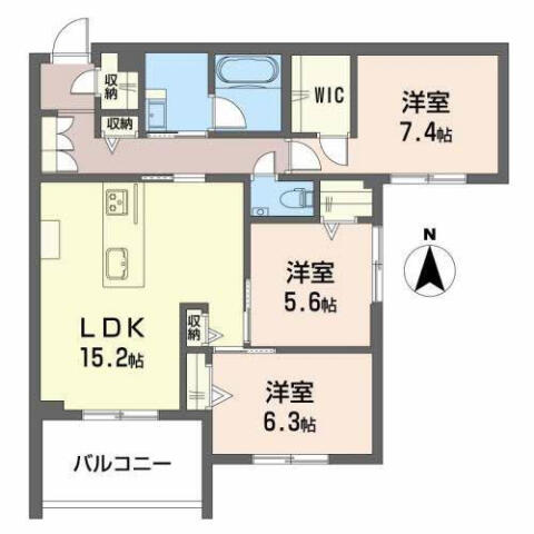 同じ建物の物件間取り写真 - ID:238006871212