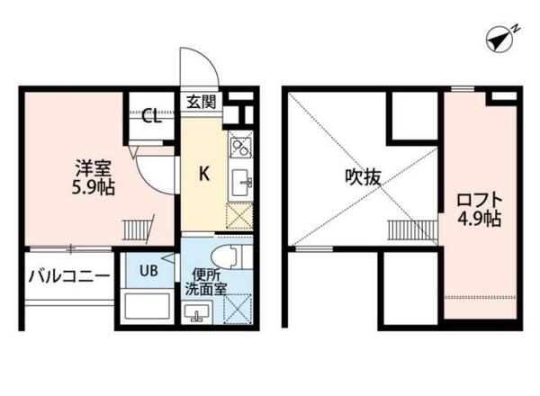 ＷｉｎｇＧａｒｄｅｎ千種（ウィングガーデン千種）｜愛知県名古屋市千種区千種２丁目(賃貸アパート1K・2階・20.79㎡)の写真 その2