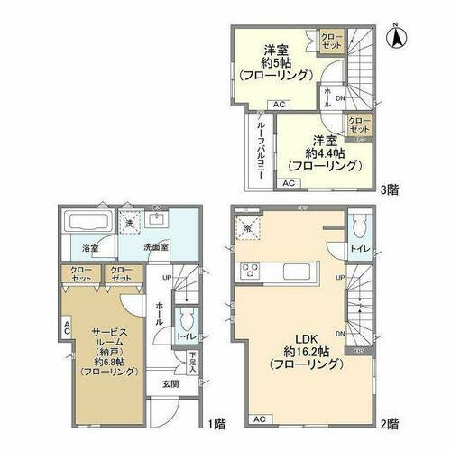 同じ建物の物件間取り写真 - ID:212041700532