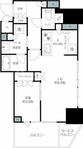 同じ建物の物件間取り写真 - ID:213100110727