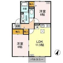 フォンティーヌ有楽  ｜ 新潟県新潟市東区有楽２丁目（賃貸アパート2LDK・1階・53.72㎡） その2