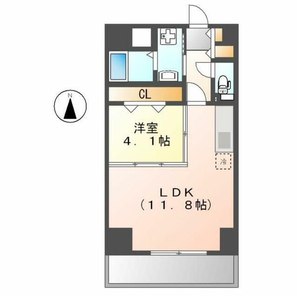 グランデューク栄エリマ（ＧＲＡＮＤＵＫＥ栄ｅｌｉｍａ） 202｜愛知県名古屋市中区栄５丁目(賃貸マンション1LDK・2階・40.63㎡)の写真 その2