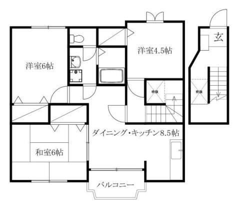 同じ建物の物件間取り写真 - ID:238006815803