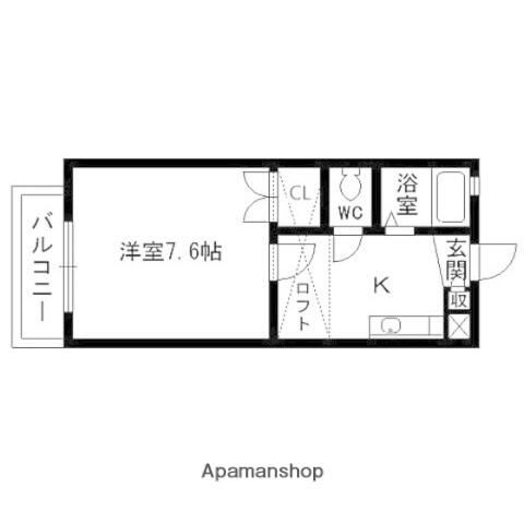 同じ建物の物件間取り写真 - ID:204004200683