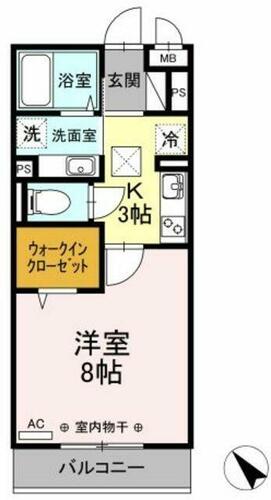 同じ建物の物件間取り写真 - ID:214054102507