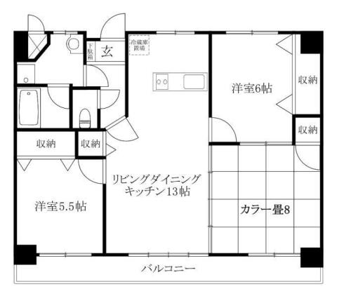 同じ建物の物件間取り写真 - ID:238006832298