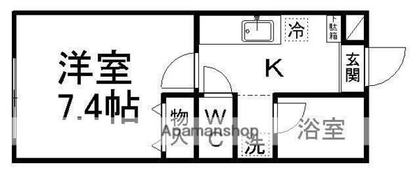 全健ハイム八木山Ⅰ 102｜宮城県仙台市太白区八木山香澄町(賃貸マンション1K・1階・24.60㎡)の写真 その2