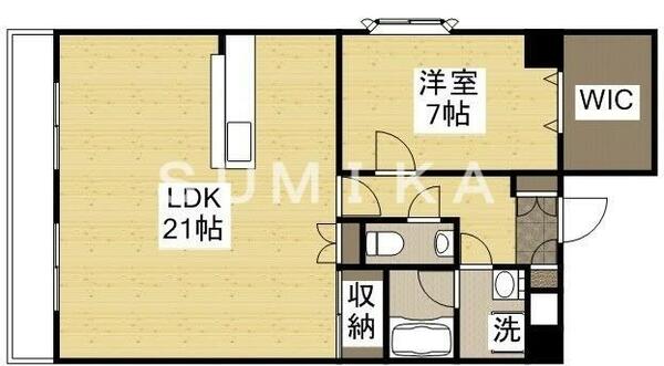 はるなガーデン｜岡山県岡山市北区中央町(賃貸マンション1LDK・11階・69.00㎡)の写真 その2