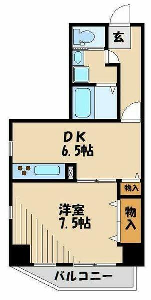 東京都西東京市ひばりが丘１丁目(賃貸マンション1DK・9階・37.18㎡)の写真 その2