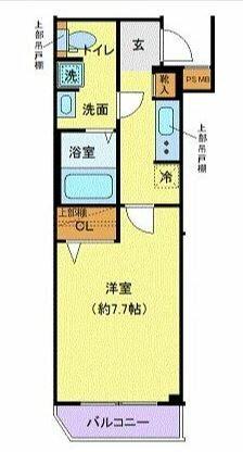 クレヴィスタ赤羽 206｜東京都北区赤羽西１丁目(賃貸マンション1K・2階・26.28㎡)の写真 その2