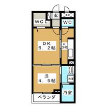 フォレスト　カワセミ 201 ｜ 長野県長野市若里３丁目（賃貸マンション1DK・2階・35.31㎡） その2