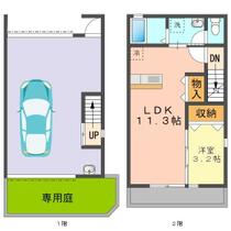 グロリアレオニス  ｜ 愛知県安城市池浦町大山田上（賃貸アパート1LDK・1階・40.93㎡） その2