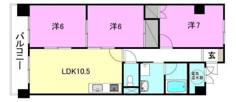 同じ建物の物件間取り写真 - ID:238007398907