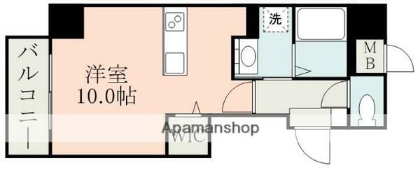 フォーエス熊本駅前Ⅲ｜熊本県熊本市西区二本木２丁目(賃貸マンション1R・7階・27.90㎡)の写真 その2