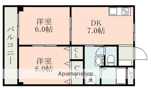 同じ建物の物件間取り写真 - ID:243006701548