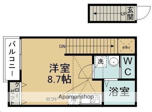 同じ建物の物件間取り写真 - ID:204004136891