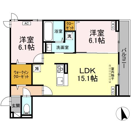 同じ建物の物件間取り写真 - ID:236002805425