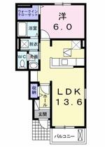 グランディーア  ｜ 静岡県駿東郡清水町徳倉（賃貸アパート1LDK・1階・46.06㎡） その2