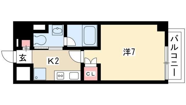 フローライト徳川 402｜愛知県名古屋市東区山口町(賃貸マンション1K・4階・23.60㎡)の写真 その2