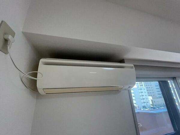 画像13:エアコンが設置してありますので、寒暖対策もばっちり。