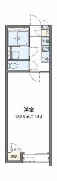 クレイノプランドール 202｜埼玉県幸手市中５丁目(賃貸アパート1K・2階・29.40㎡)の写真 その2