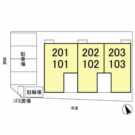 埼玉県春日部市一ノ割４丁目(賃貸アパート1LDK・1階・48.69㎡)の写真 その4