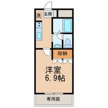 プランドール  ｜ 和歌山県和歌山市梅原（賃貸アパート1K・1階・24.84㎡） その2