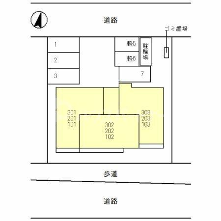 ＣＲＥＳＴ吉川 101｜埼玉県吉川市中央３丁目(賃貸アパート2LDK・1階・56.26㎡)の写真 その3