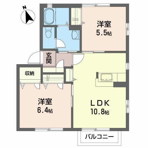 同じ建物の物件間取り写真 - ID:204004062668