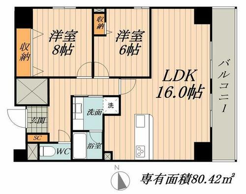 同じ建物の物件間取り写真 - ID:223031796457