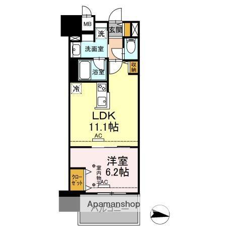 同じ建物の物件間取り写真 - ID:244003980224