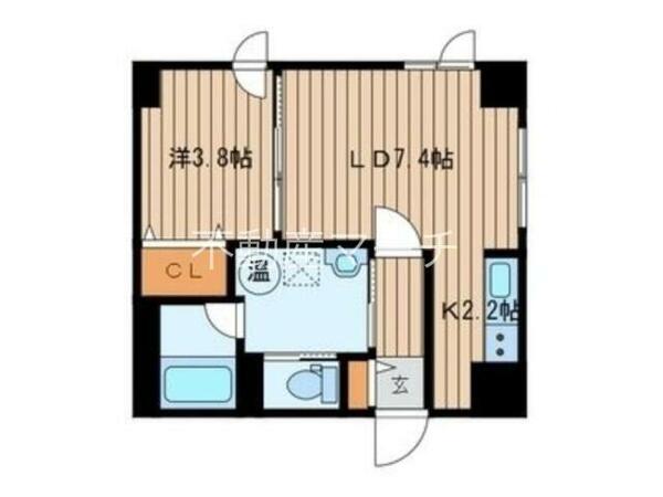 レガート東区役所前Ａ棟 301｜北海道札幌市東区北十三条東１０丁目(賃貸マンション1LDK・3階・33.00㎡)の写真 その2