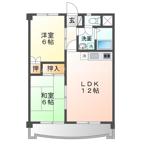 フィオーレ豊橋 602｜愛知県豊橋市船町(賃貸マンション2LDK・6階・51.03㎡)の写真 その2