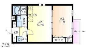 フジパレス池田石橋Ⅲ番館  ｜ 大阪府池田市豊島北２丁目（賃貸アパート1LDK・1階・40.00㎡） その2