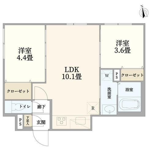 同じ建物の物件間取り写真 - ID:213101962908