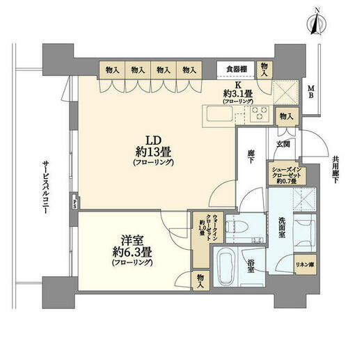 同じ建物の物件間取り写真 - ID:214055215887