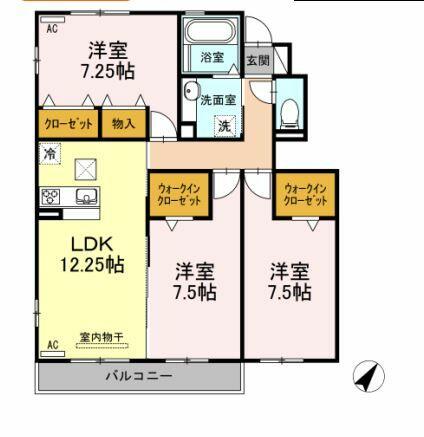 同じ建物の物件間取り写真 - ID:223032401316