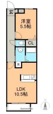 同じ建物の物件間取り写真 - ID:223032109260