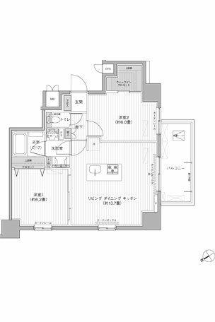 同じ建物の物件間取り写真 - ID:213103203008