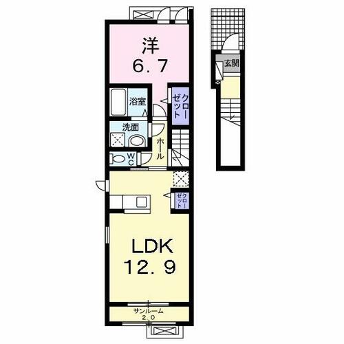 同じ建物の物件間取り写真 - ID:215002790407