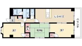 グレース新西 201 ｜ 愛知県名古屋市千種区新西２丁目（賃貸マンション3LDK・2階・66.00㎡） その2