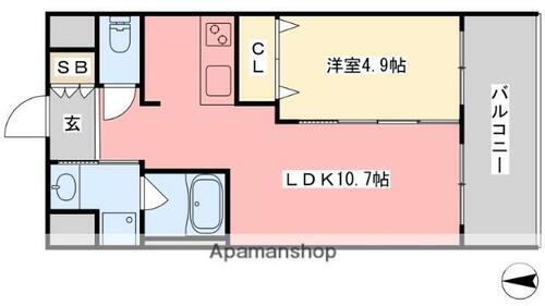 同じ建物の物件間取り写真 - ID:238007266809