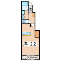 メゾン・エスポワール　新横町 103 ｜ 福島県会津若松市新横町（賃貸アパート1K・1階・36.28㎡） その2