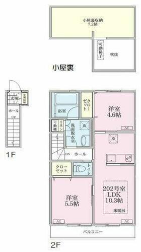 同じ建物の物件間取り写真 - ID:214053547351