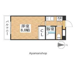 ルーチェパラシオ 401 ｜ 愛知県名古屋市西区中小田井２丁目（賃貸マンション1K・4階・21.08㎡） その2