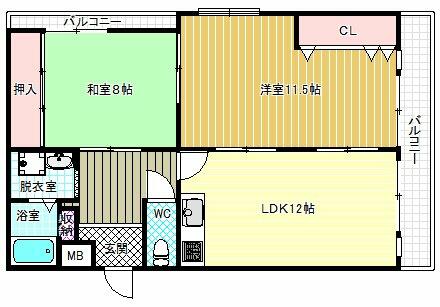 アビタシオンセイリョウ｜大阪府羽曳野市誉田３丁目(賃貸マンション2LDK・1階・60.20㎡)の写真 その2